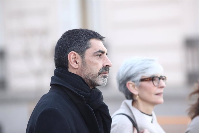 Archivo - Arquivo - Trapero chega à Audiência Nacional para testemunhar sobre o caso procès-guerre
