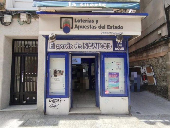 La administración número 5 de Santander, en la calle Burgos