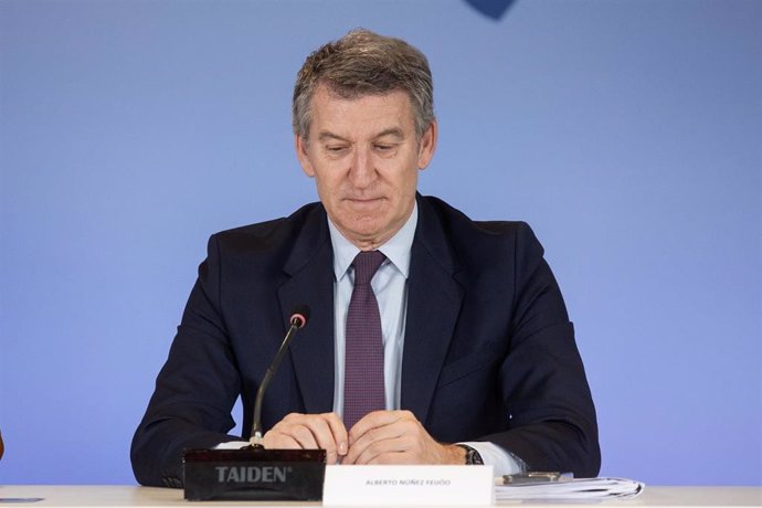 El presidente del Partido Popular, Alberto Núñez Feijóo.
