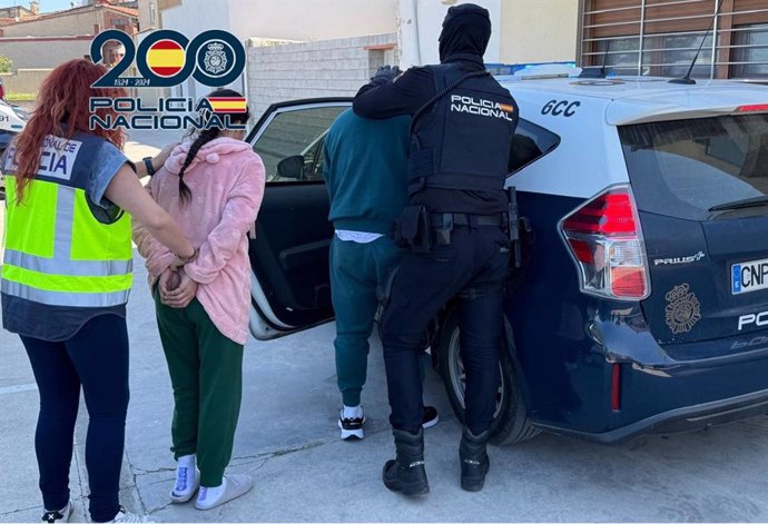 La Policía Nacional detiene a una pareja de fugitivos que se encontraban huidos desde hacía cinco años