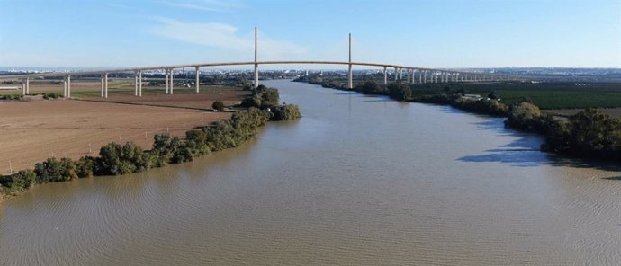 Recreación digital del puente de la SE-40