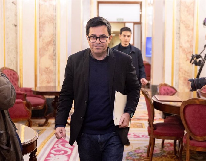 Archivo - El secretari primer de la Mesa del Congrés, Gerardo Pisarello