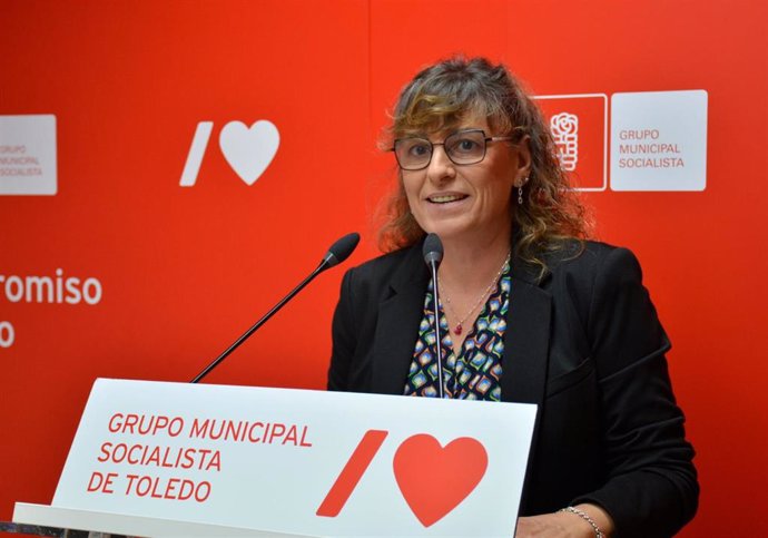 Archivo - La concejala del PSOE en Toledo, Ana Abellán.