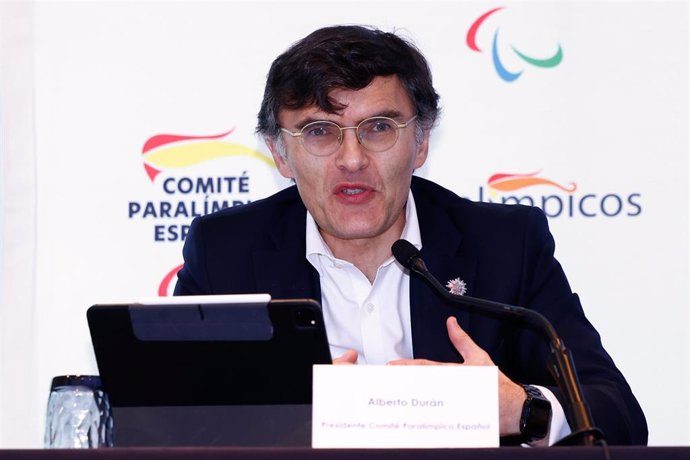 Archivo - Alberto Durán, presidente del Comité Paralímpico Español (CPE)