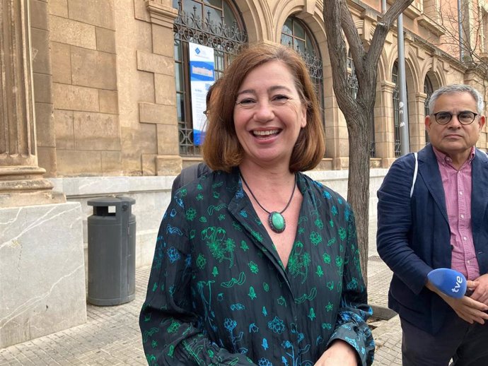 La secretaria general del PSIB-PSOE, Francina Armengol, este viernes en Palma.