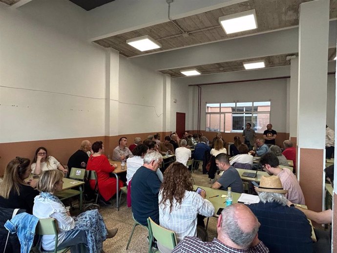 Reunión de militantes de la Agrupació Socialista de Palma.