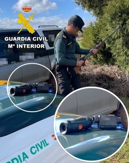 Cazadores denunciados en Burgos por ir con rifles cargados en sendas de seguridad y usar visores térmicos.