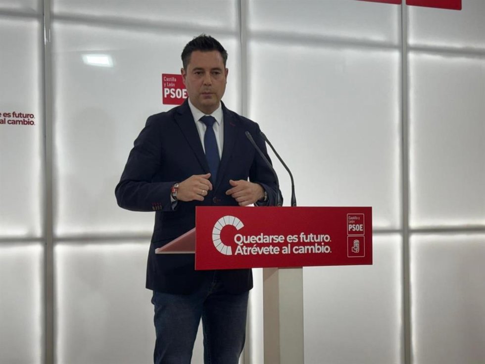 El secretario de Organización del PSOE, Daniel De la Rosa.