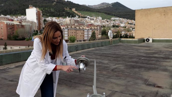 Medición de polen en el Hospital de Jaén.