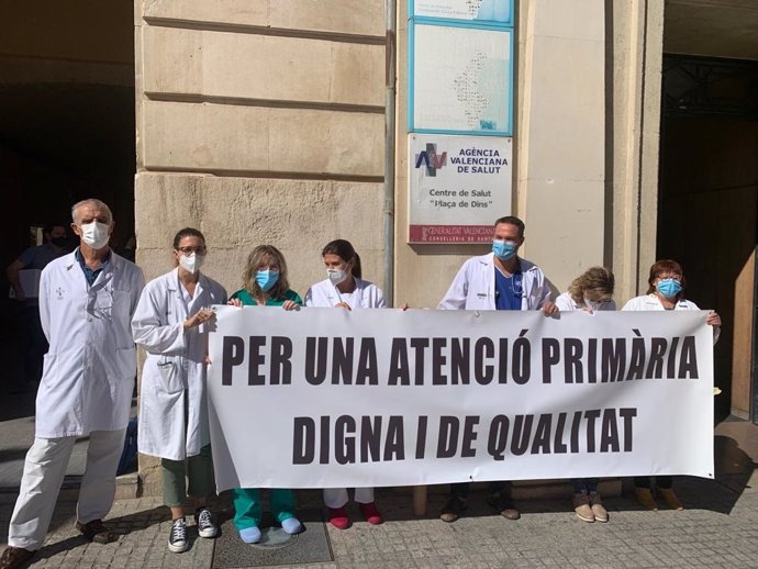 Archivo - Protesta de los médicos de Atención Primaria en imagen de archivo