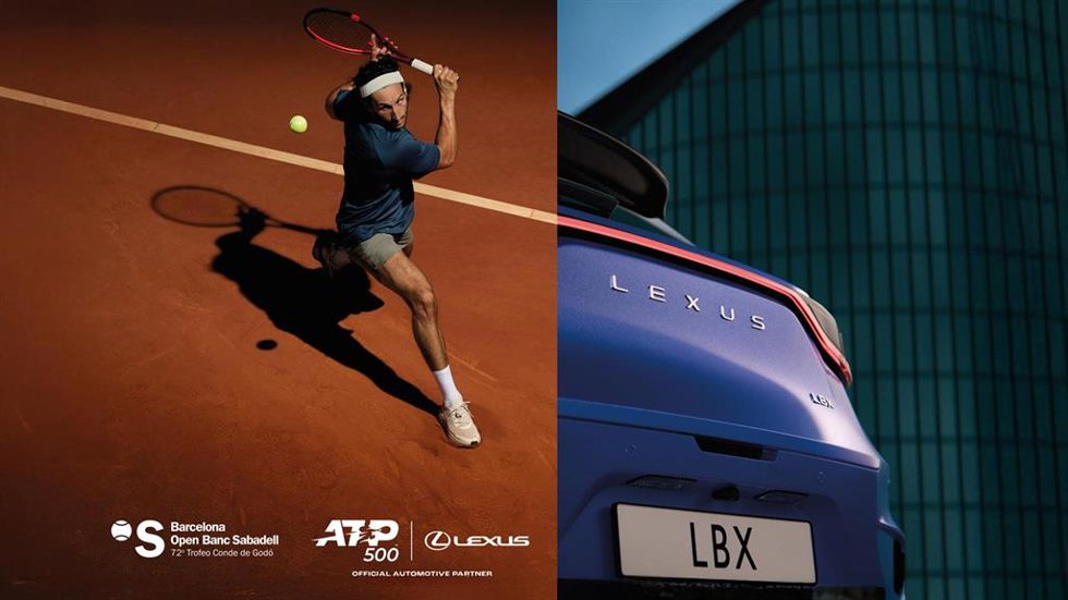 Lexus, el nuevo RZ y su volante Steer By Wire, protagonistas del Open Banc Sabadell-Trofeo Conde de Godó.