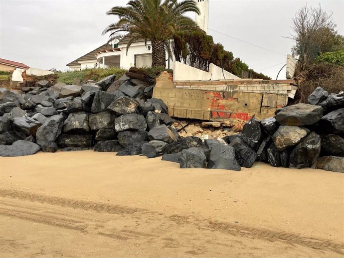 Imagen de una parte de la playa de El Portil.
