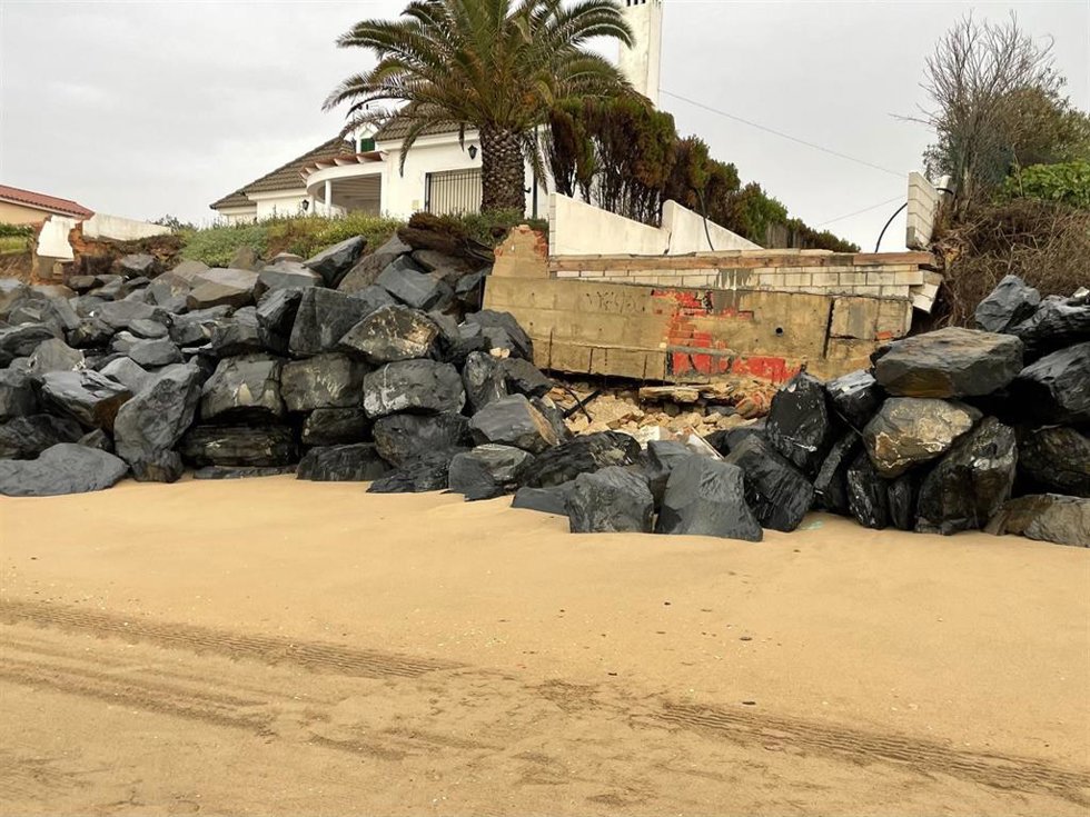 Imagen de una parte de la playa de El Portil.