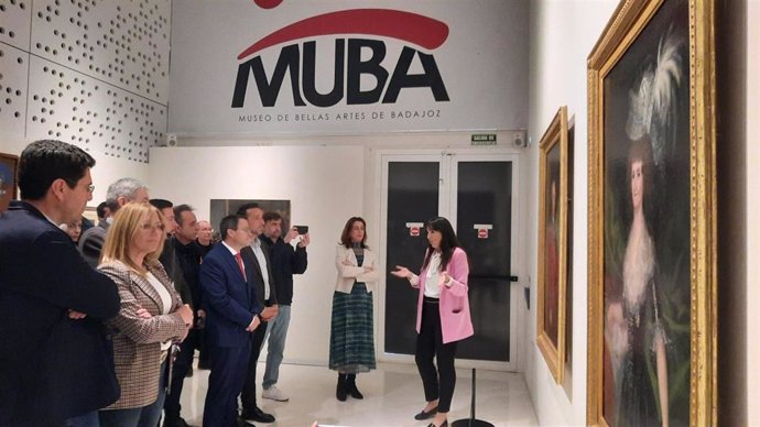 Inauguración de la exposición 'Goya y su legado' en el Museo de Bellas Artes de Badajoz.