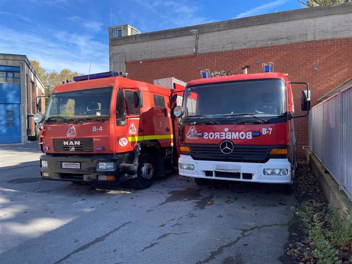 Archivo - Camiones de los Bomberos de Vitoria