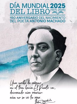 Cartel del Día del Libro en El Puerto.