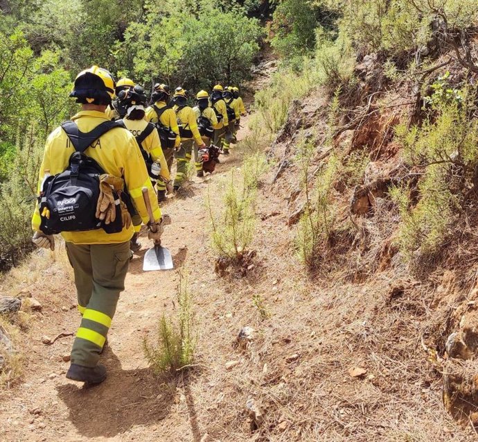 Archivo - Bomberos del Infoca, en imagen de archivo