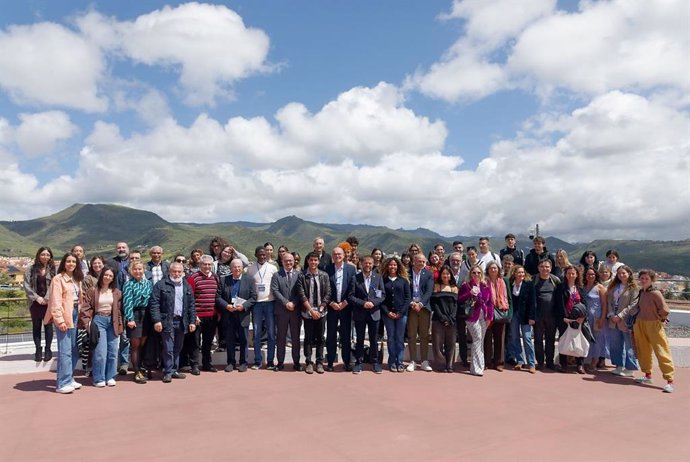 Asistentes al Congreso Internacional de Derechos Humanos y Globalización organizado por la ULL