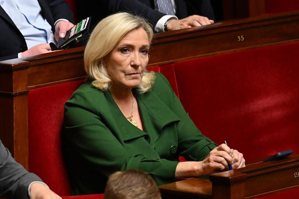 La líder de Agrupación Nacional, Marine Le Pen