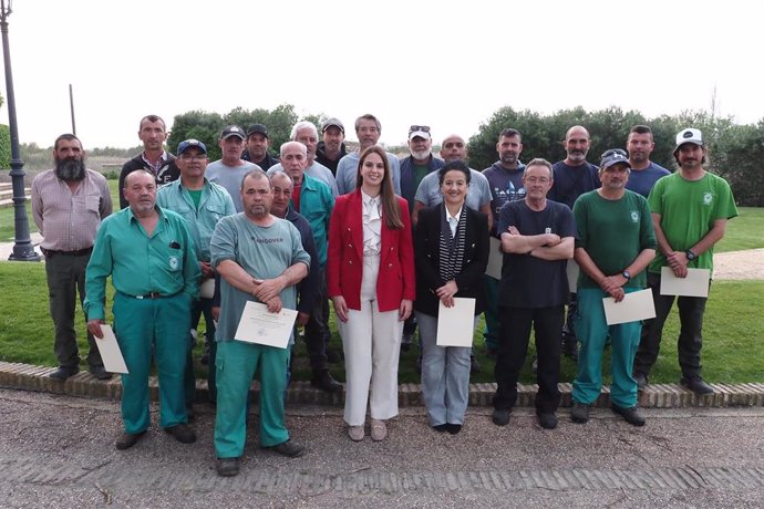 Clausura del curso de herramientas para operarios de Jardinería del Ayuntamiento de Palos de la Frontera.