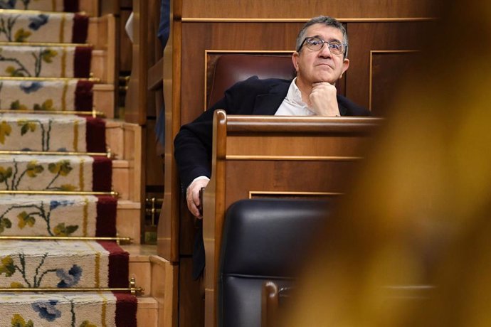 El portavoz del PSOE en el Congreso, Patxi López, a 10 de abril de 2025, en Madrid (España). 
