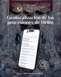 Una plataforma de geolocalización permitirá acceder a información en tiempo real de las procesiones de Hellín.
