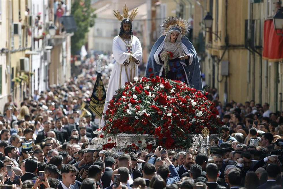 Archivo - Traslado del Cautivo y la Virgen de la Trinidad de Málaga. Imagen de archivo. 