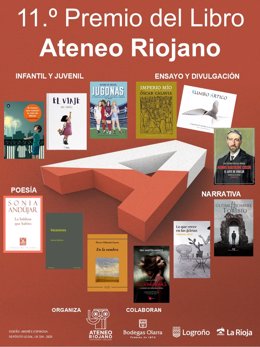 El premio del Libro 'Ateneo Riojano' ya tiene finalistas
