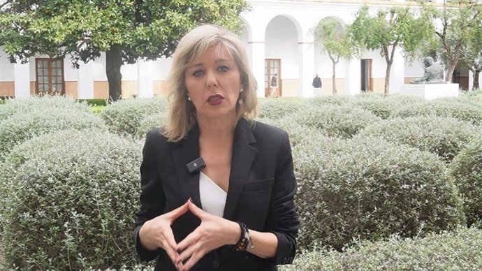 Imagen de la portavoz socialista de Agricultura en el Parlamento andaluz, Ana Romero.