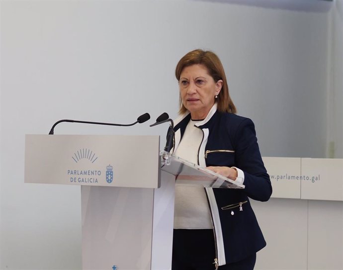 La viceportavoz parlamentaria del PSdeG Elena Espinosa