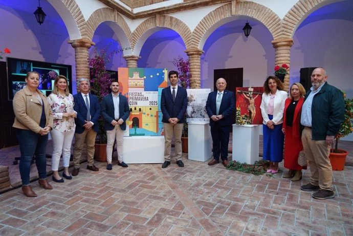 Presentación de la Feria de Primavera de Coín que se celebra del 30 de abril al 4 de mayo.