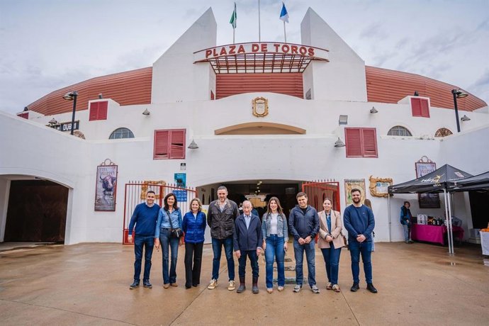La Plaza de Toros de Roquetas de Mar.
