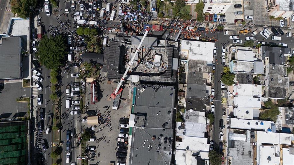 Desplome del edificio de la discoteca Jet Set de Santo Domingo, en República Dominicana