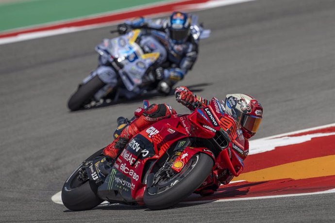 93 MARQUEZ Marc (spa), Ducati Lenovo Team, Ducati Desmosedici GP25, ação durante o 2025 MotoGP Red Bull Grand Prix of The Americas no Circuit Of The Americas de 28 a 30 de março de 2025 em Austin, Estados Unidos - Photo Studio Milagro / DPPI