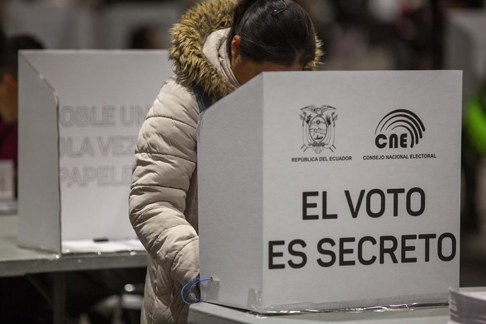 Archivo - Elecciones a la Presidencia de Ecuador