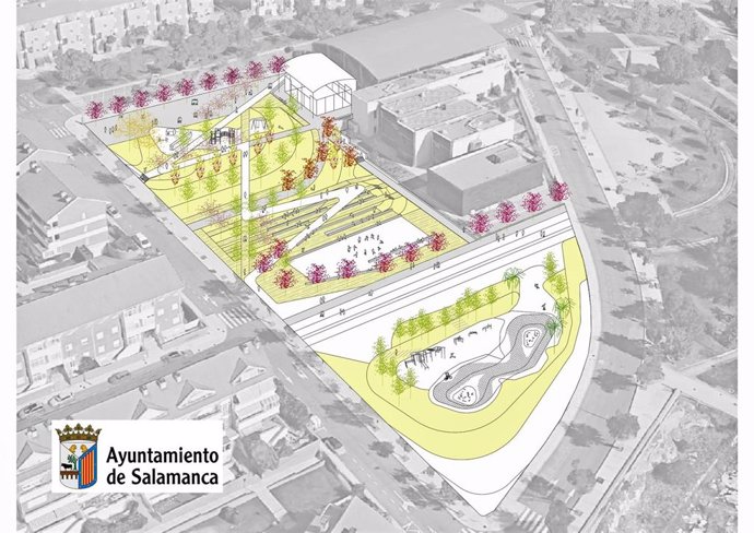 Proyecto de la nueva plaza de Vistahermosa en Salamanca.