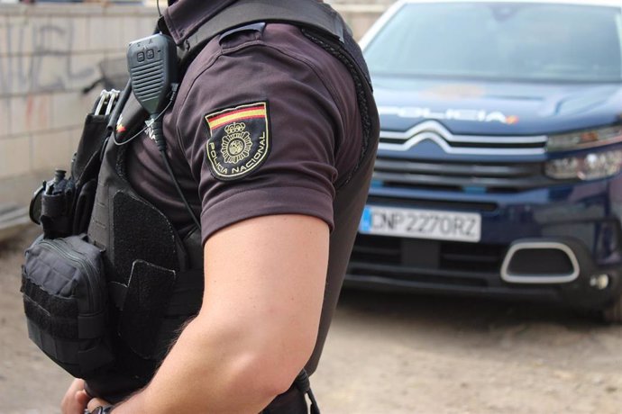 Imagen de archivo de un agente de la Policía Nacional.