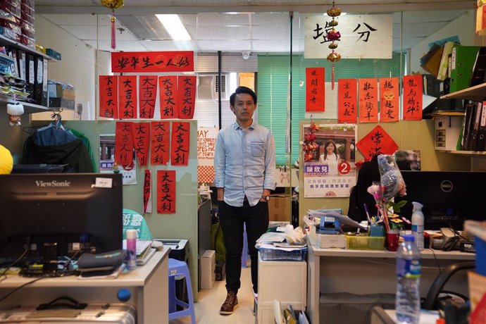 Archivo - Lo Kin Hei, presidente del Partido Democrático de Hong Kong 