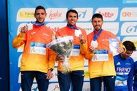 El equipo español masculino de 10K, subcampeón de Europa