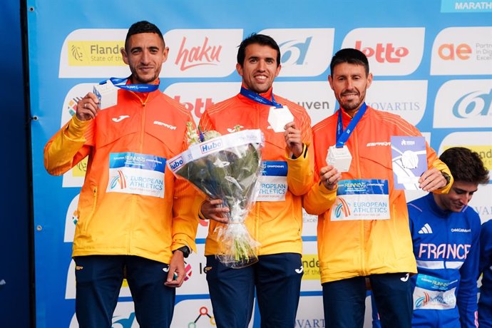 Equipe espanhola masculina de 10 km é vice-campeã europeia