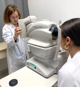 Nuevo retinógrafo del Hospital de Jarrio.