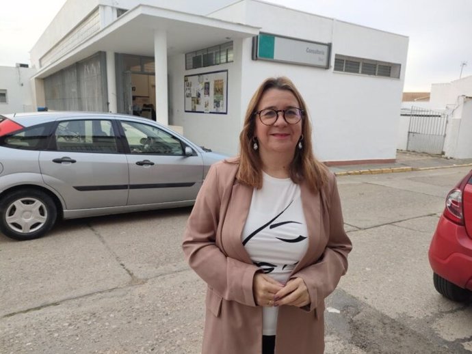 Rosa Tirador, en el centro de salud de Beas.