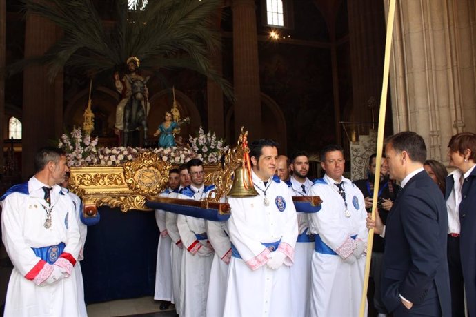 Procesión del Domingo de Ramos en Albacete.