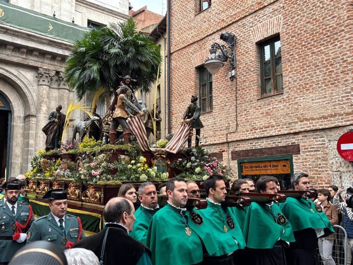 Procesión de de 'La Entrada Triunfal de Jesús en Jerusalén', más conocido como 'La Borriquilla' o 'Las Palmas', en Valladolid