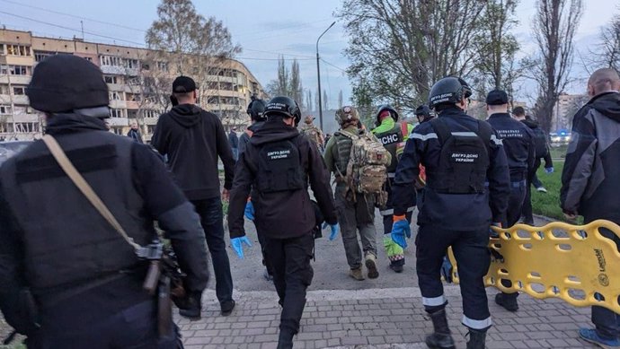 Ataque russo à cidade de Sumy, 13 de abril de 2025