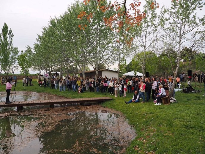 Un momento del festival Sumus Somnia de San Esteban de Litera