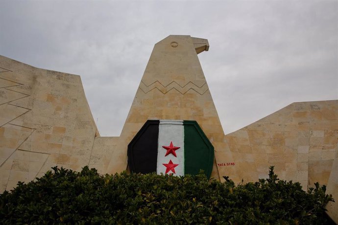 Archivo - Bandera siria (archivo)