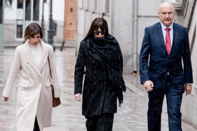 Archivo - La expareja de Ábalos, Jéssica Rodríguez, a su llegada al Tribunal Supremo, a 27 de febrero de 2025, en Madrid (España).