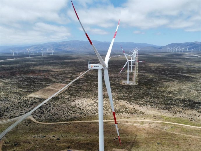 Archivo - Parque eólico de Repsol e Ibereólica Renovables en Chile