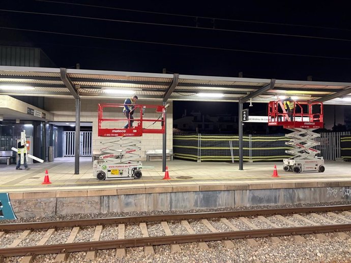 Estación de Sant Andreu de Llavaneres (Barcelona)